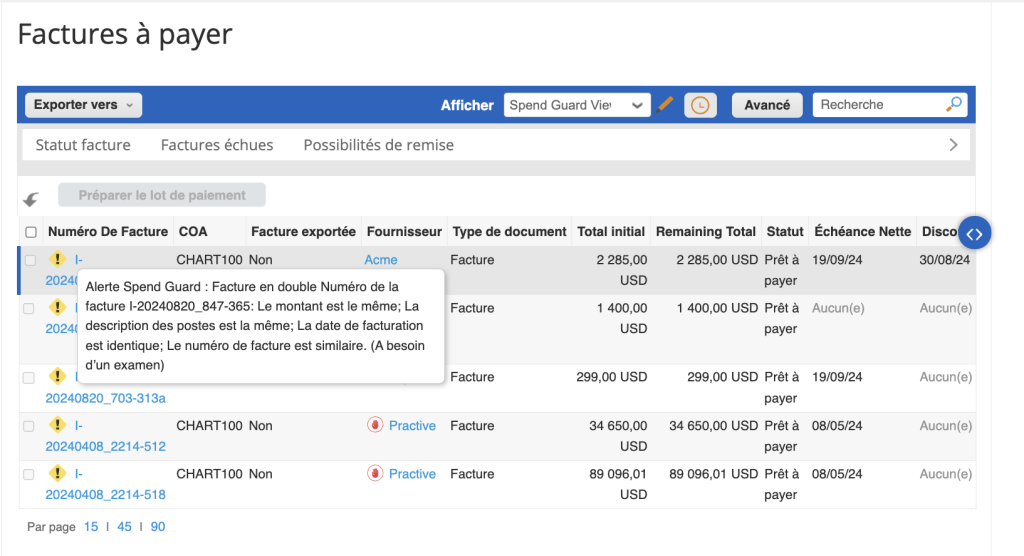 Coupa Dashboard